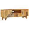 Hand Carved TV Stand 47.2"x11.8"x15.7" Solid Wood Reclaimed