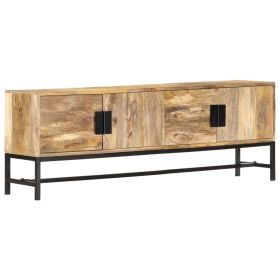 TV Stand 55.1"x11.8"x19.7" Solid Wood Mango