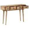 Console Table 43.3"x11.8"x29.5" Solid Wood Mango