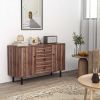 Storage Cabinet-Rustic Brown