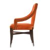 Modern Accent Chair Dining Chairs, Accent Chair for Living Room Dining Room Kitchen, 23" x 24" x 36"(Orange)