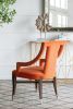 Modern Accent Chair Dining Chairs, Accent Chair for Living Room Dining Room Kitchen, 23" x 24" x 36"(Orange)