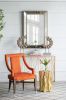 Modern Accent Chair Dining Chairs, Accent Chair for Living Room Dining Room Kitchen, 23" x 24" x 36"(Orange)