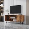 TV Stand Use in Living Room Furniture with 1 storage and 2 shelves Cabinet, high quality particle board,fir wood