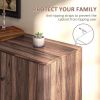 Storage Cabinet-Rustic Brown