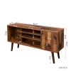 TV Stand Use in Living Room Furniture with 1 storage and 2 shelves Cabinet, high quality particle board,fir wood