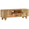 Hand Carved TV Stand 47.2"x11.8"x15.7" Solid Wood Reclaimed