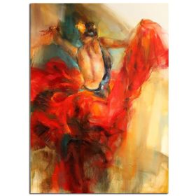 Hand Painted Abstract Oil Painting Wall Art Modern Contemporary Dancing Women Picture Canvas Home Decor For Living Room No Frame (size: 100x150cm)