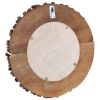 Wall Mirror 15.7" Teak Round