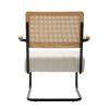 COOLMORE Accent Chair - Modern Industrial Slant Armchair with Metal Frame - Premium High Density Soft Single chair for Living Room Bedroom