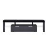 20 minutes quick assemble, modern TV Stand with LED Lights,high glossy front TV Cabinet,can be assembled in Lounge Room, Living Room or Bedroom