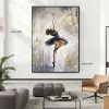 Handmade Oil Painting Canvas Wall Art Decoration Portrait Ballet Girl Home Living Room hallway bedroom luxurious decorative painting